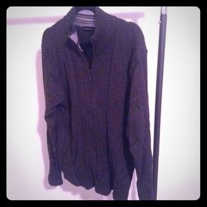 Michael Brandon XL zipper sweater
